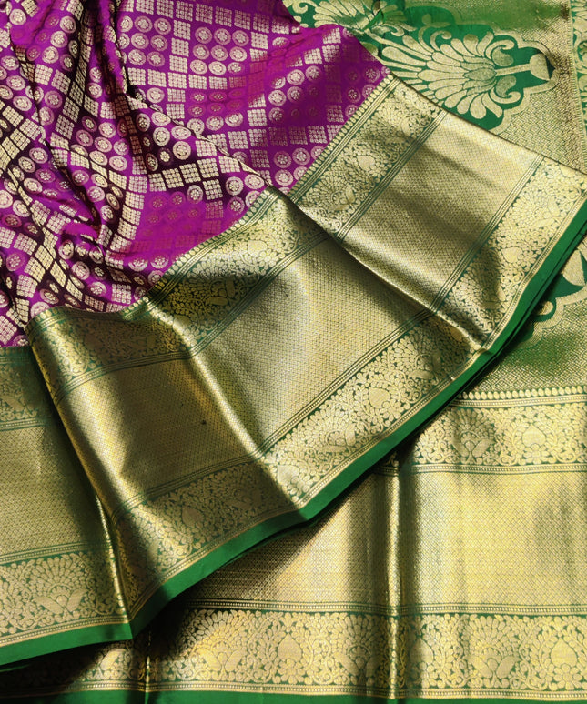 Kanchi pure bridal silk saree - KMP1507