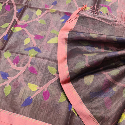 Jamdani handloom pure silk - JM15