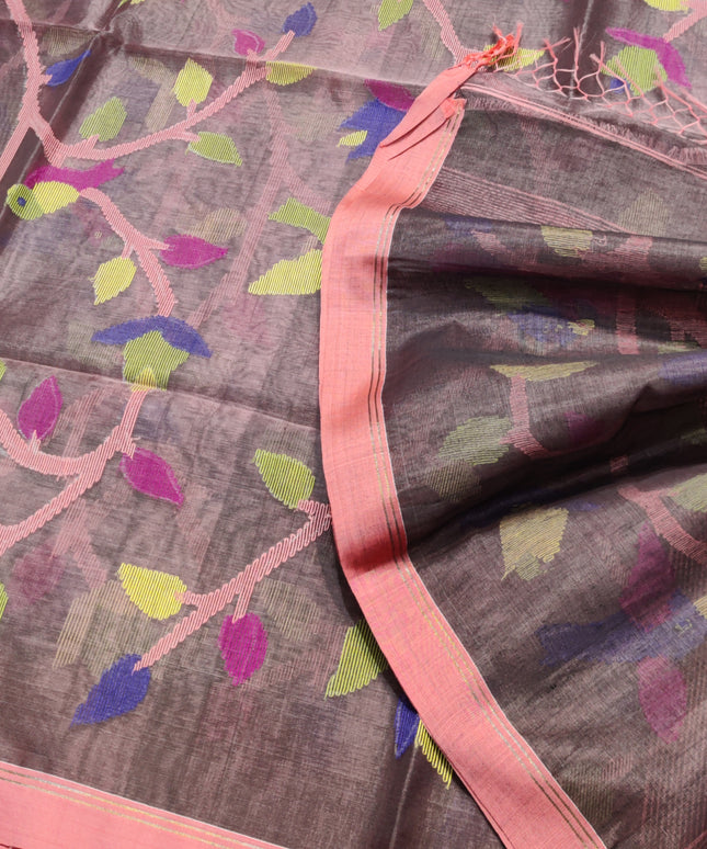 Jamdani handloom pure silk - JM15