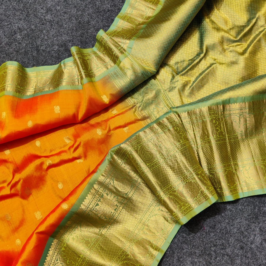Gadwal Handloom pure silk- GPS03