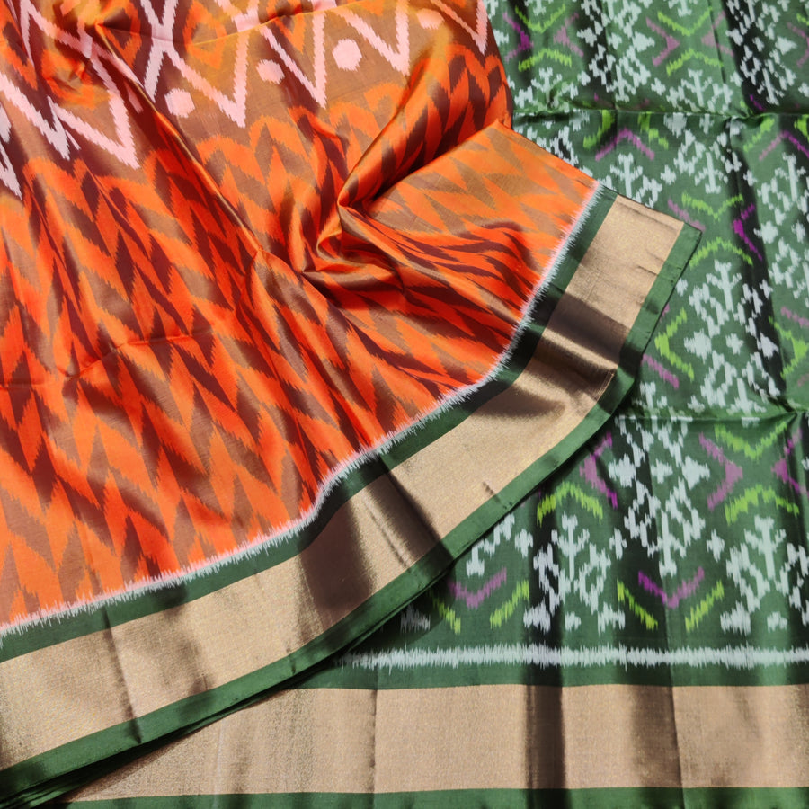 Ikkath Pure handloom silk saree - IKT10