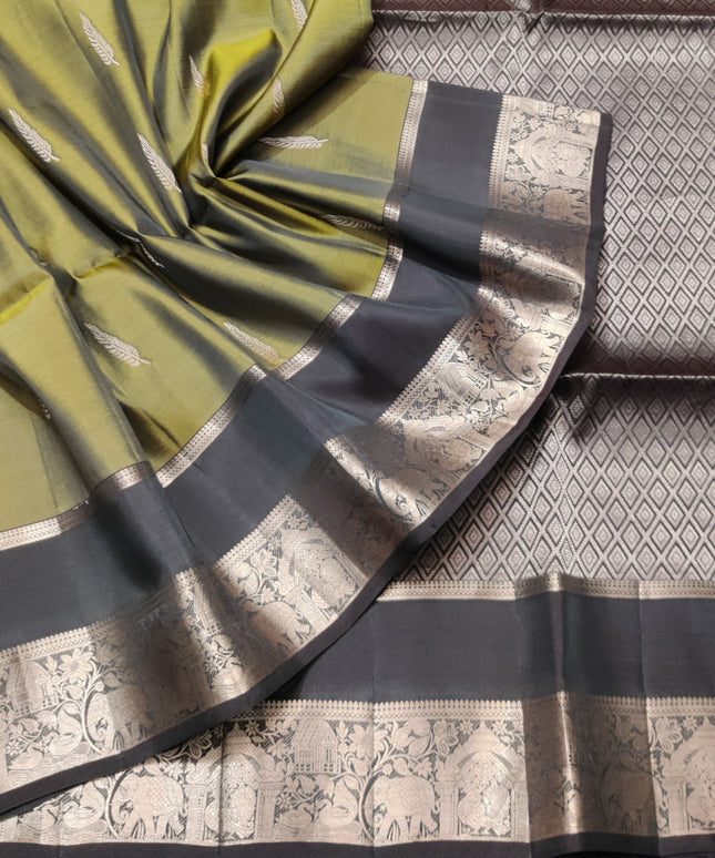 Vintage Lightweight Gap border pattu - LWP263