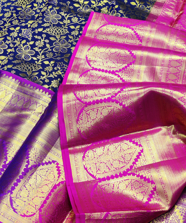 Kanchi pure silk saree - KMP976