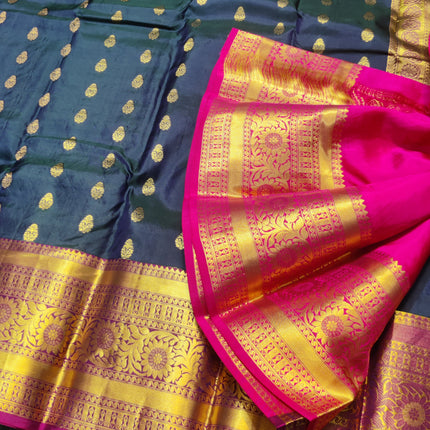 Kanchi Pure Silk Saree- KMP3044