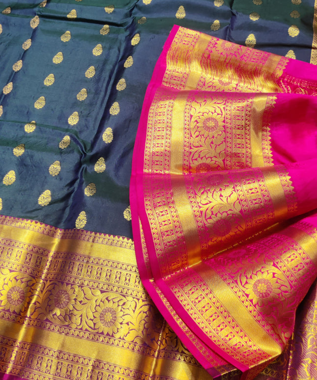 Kanchi Pure Silk Saree- KMP3044