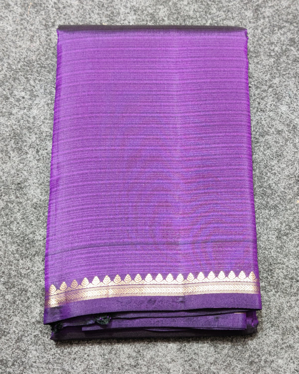 Kanchi pattu small border saree - KMP333