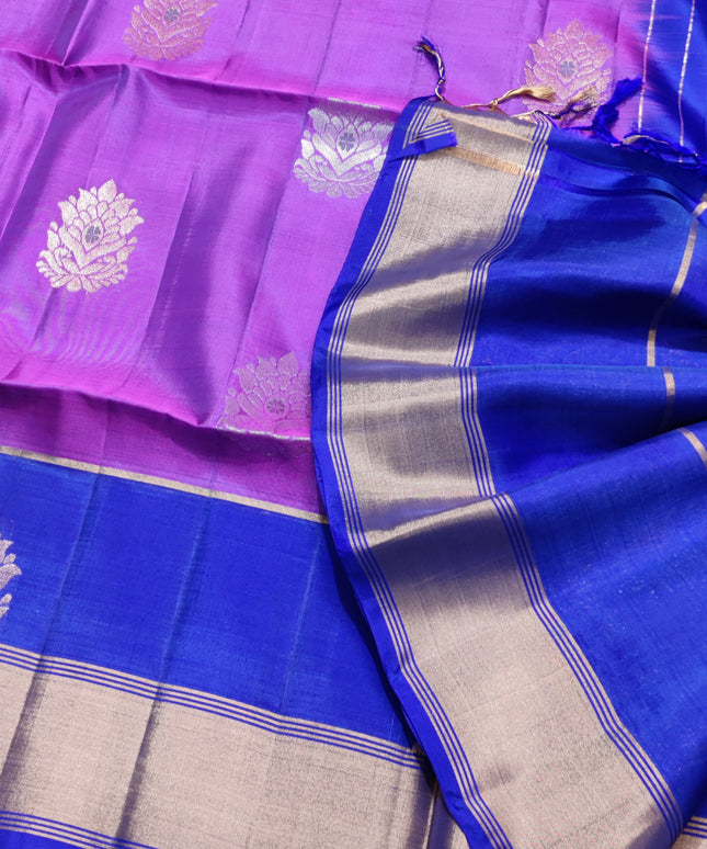 Lightweight pattu Scurt Border Saree - LWP153