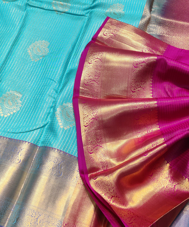 Kanchi Kuttu Handloom Pattu Saree - KMP3017