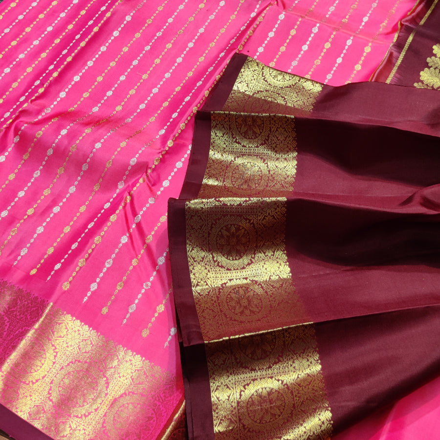 Kanchi pure silk saree - KMP1020