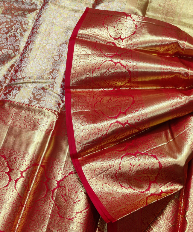 Kanchi Pattu Wedding Saree @35% Off -KMP62