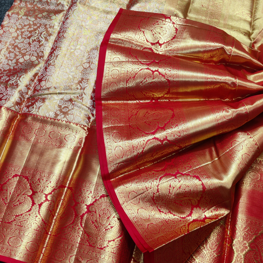 Kanchi Pattu Wedding Saree @35% Off -KMP62