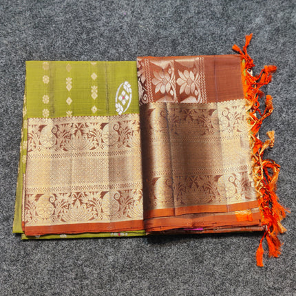 Meenakari kanchi lightweight pattu Saree - KMP3061