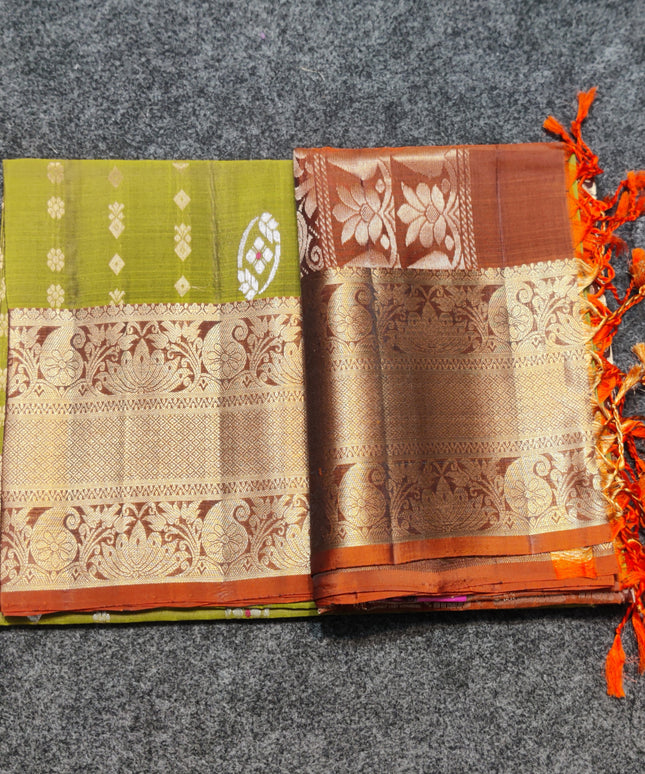 Meenakari kanchi lightweight pattu Saree - KMP3061