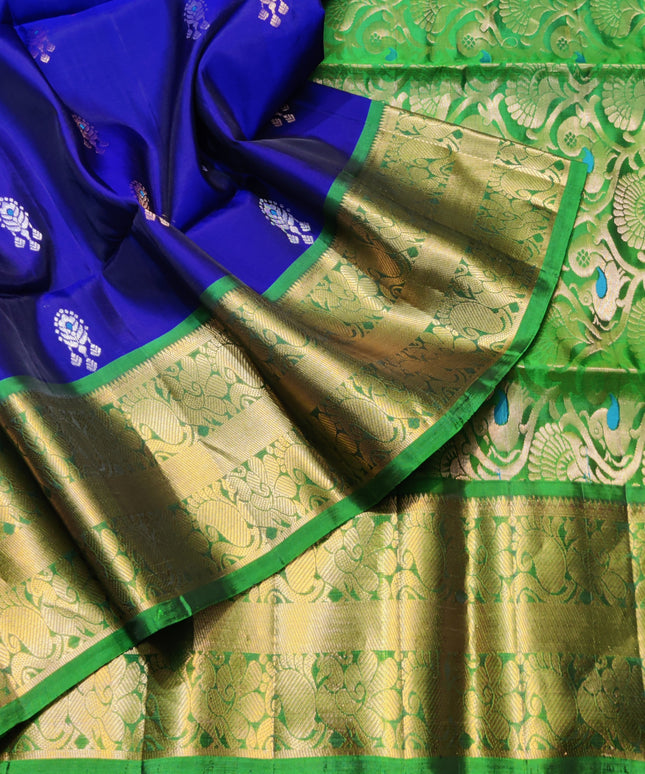 Meenakari kanchi lightweight pattu Saree - KMP3052