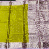 Chinon crepe silk saree -C18