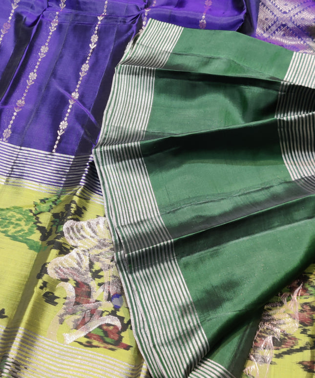 Lightweight Pattu Scurt Border Saree - LWP1073