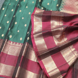 Kanchi Vintage Gap border pattu - KMP352