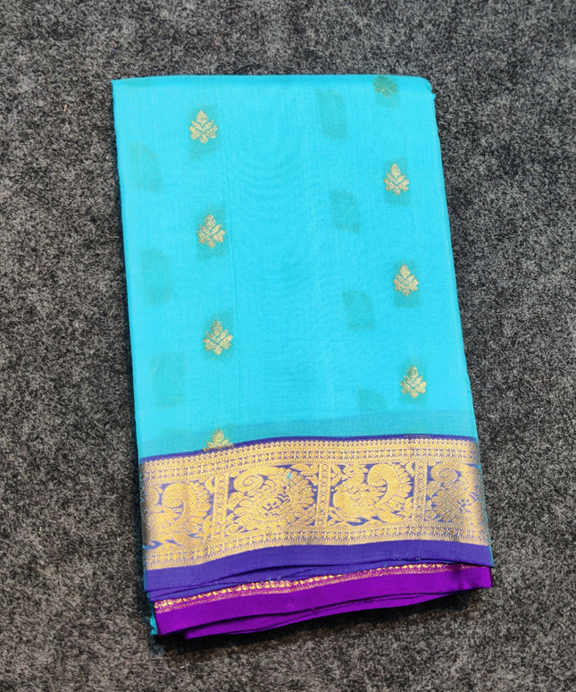 Kanchipattu small border saree - KMP201