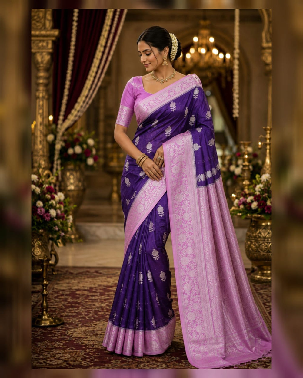 Mashru Silk Saree- MS04