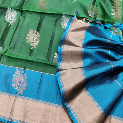 Lightweight pattu Scurt Border Saree - LWP154