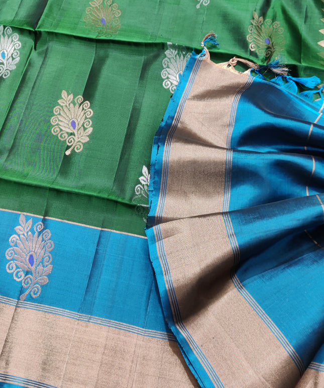 Lightweight pattu Scurt Border Saree - LWP154
