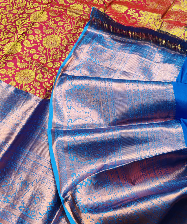 Kanchi Pattu Half Fine Brocade - SP49