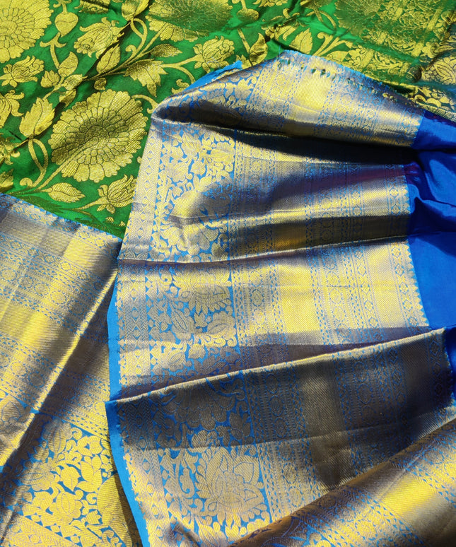 Kanchi Pattu Half Fine Brocade - SP52