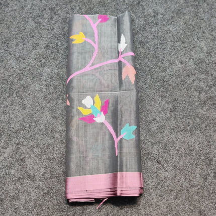 Jamdani handloom pure silk - JM11