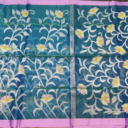 Jamdani handloom pure silk - JM09