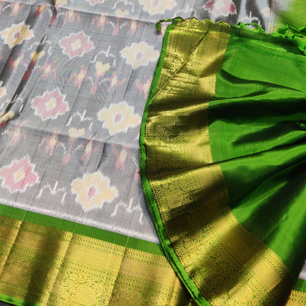 Ikkath Pure Silk Pattu Saree- IKT52