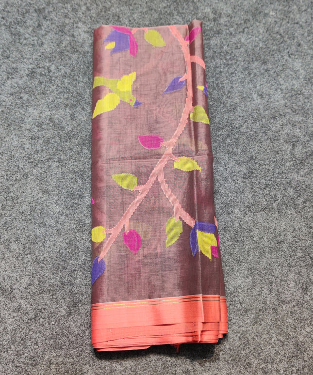 Jamdani handloom pure silk - JM15