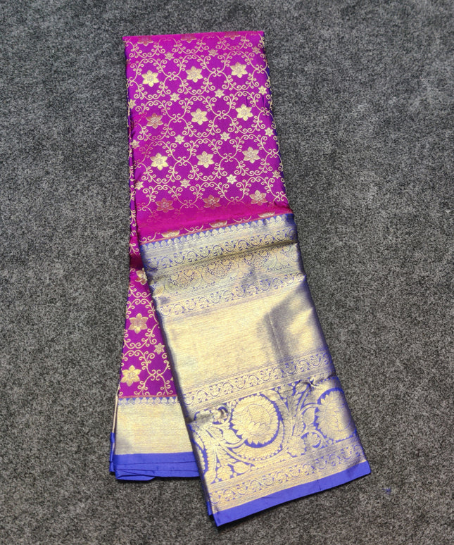 Kanchi pattu half fine bridal wear saree HF27