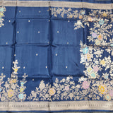 Crepe Banaras silk saree -BS02