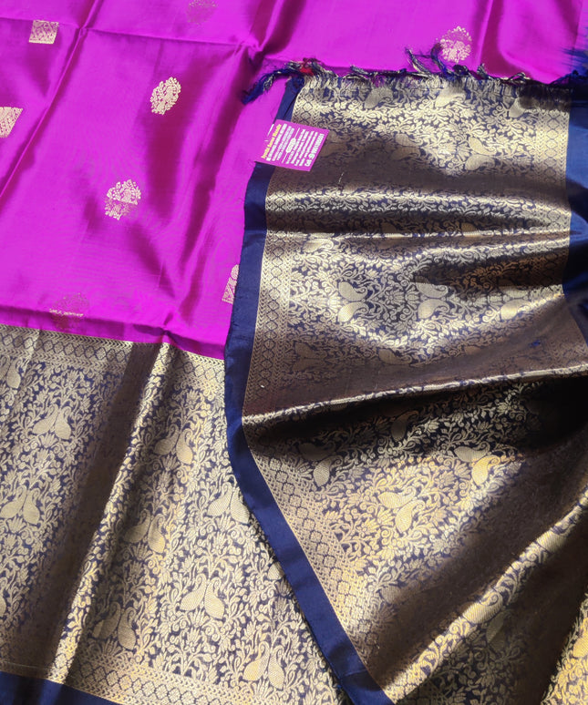 Kanchi pure soft silk Saree - KMP1582