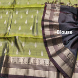 Lightweight Pure Silk Pattu Saree with Small Border – LWP326