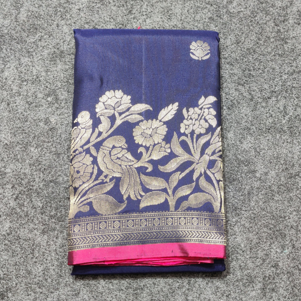 Pure Soft Silk Scurt Border Saree - LWP223