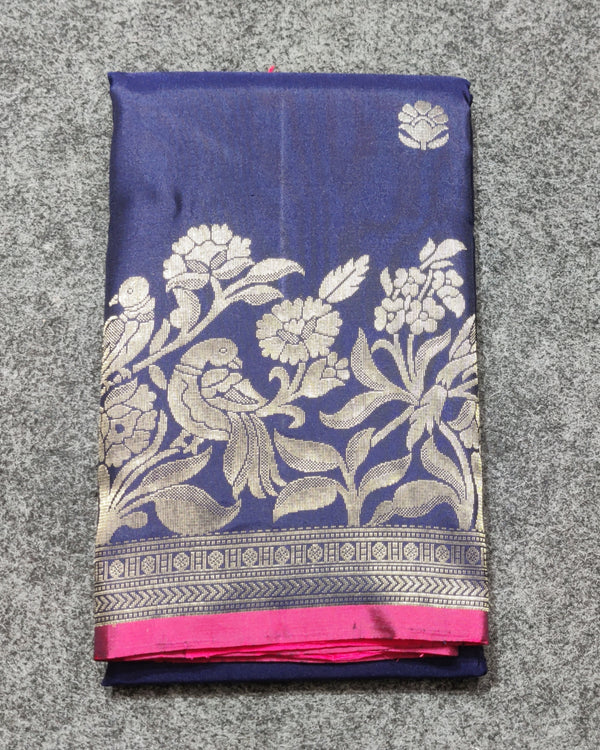 Pure Soft Silk Scurt Border Saree - LWP223