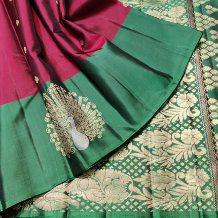 Kanchi pure soft silk Saree - KMP2051