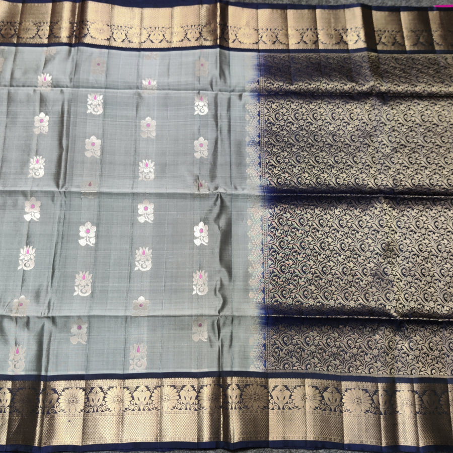 Meenakari kanchi lightweight pattu Saree - KMP16