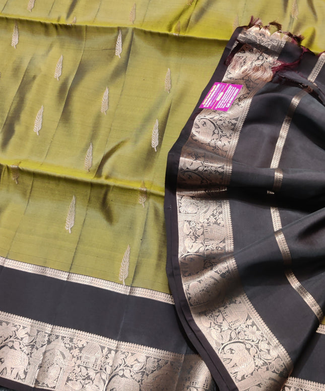 Vintage Lightweight Gap border pattu - LWP263