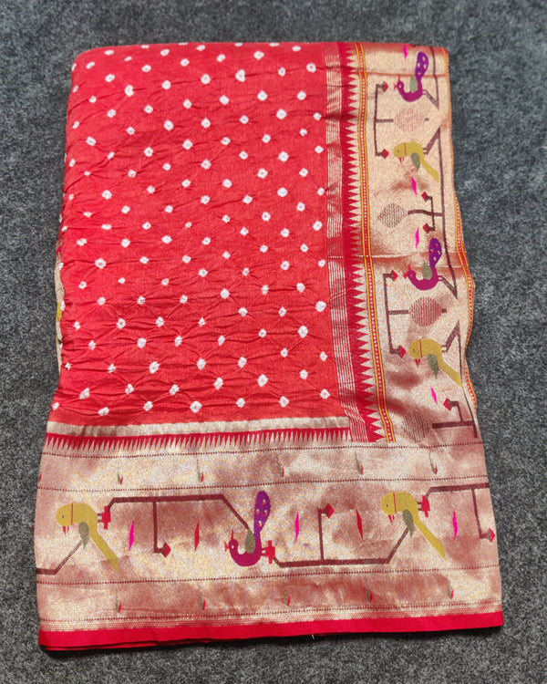 Bandini Paithani saree - BP05 alternate view