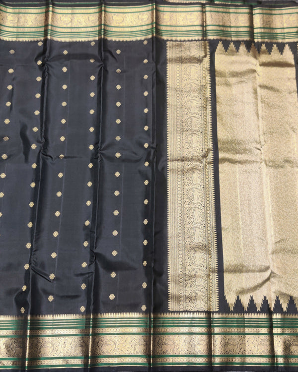 Kanchi Handloom Vintage Pattu saree - KMP37 alternate view