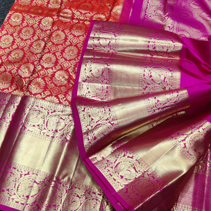 Kanchi pure Bridal wear saree @30% Off - KMP06