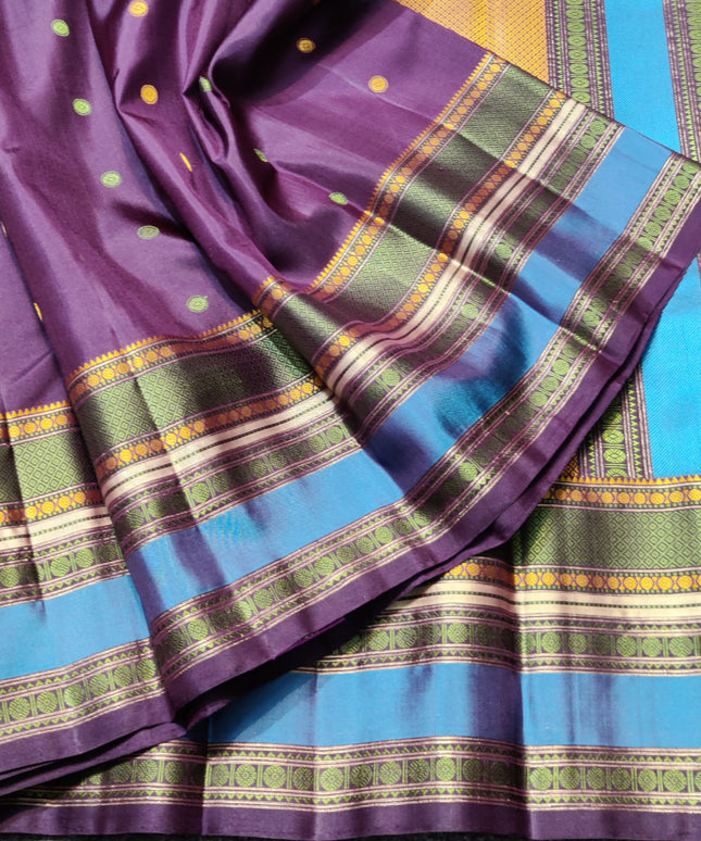 Kanjivaram Resham Silk Saree - KMP1541