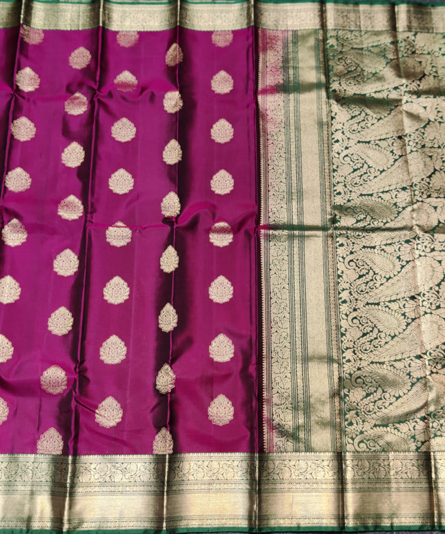 Kanchi pure soft silk Saree - KMP2048