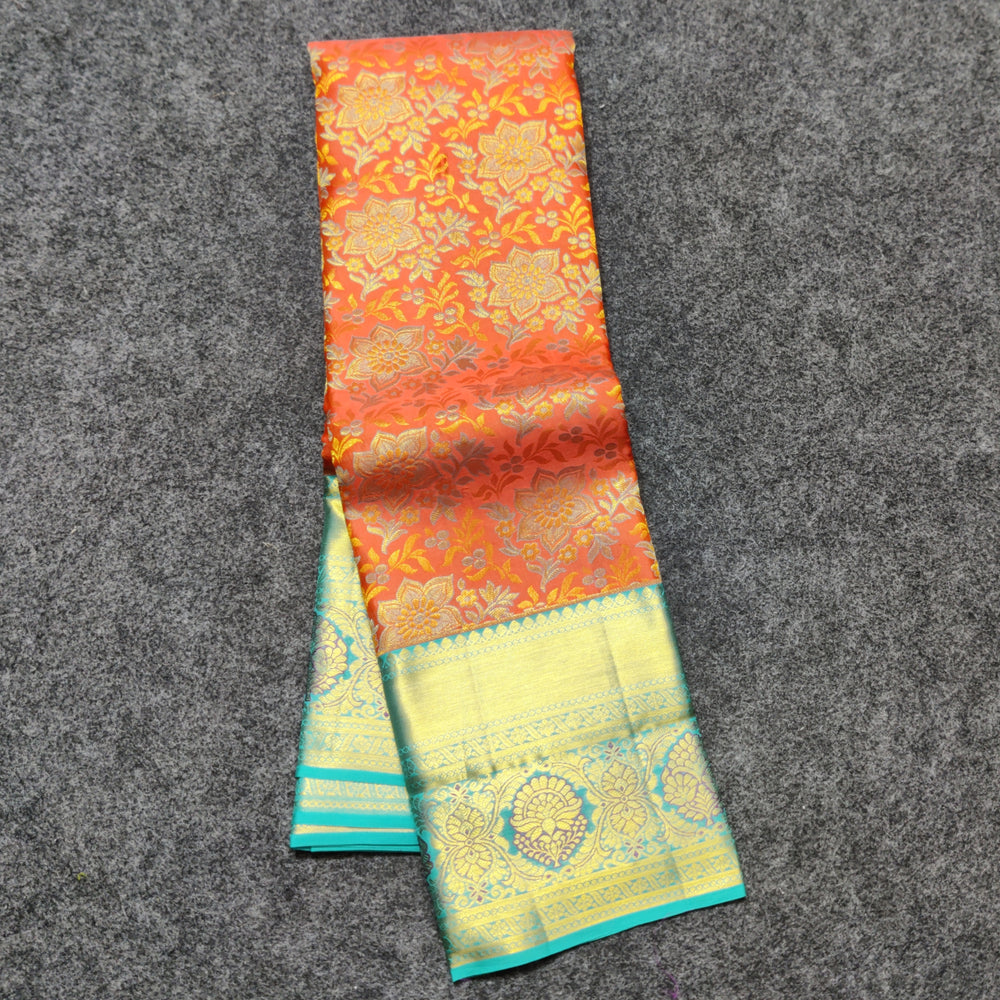 Kanchi Meenakari Brocade Pure handloom Silk Saree - KMP3211
