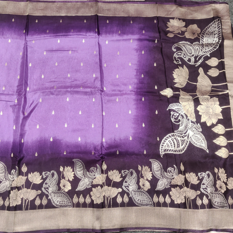 Satin Silk Saree- SA07