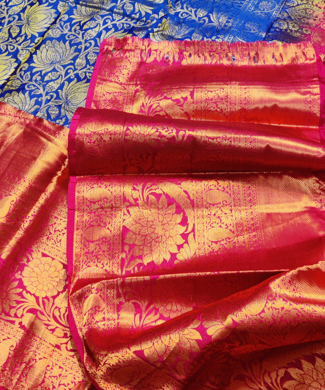 Kanchi Pattu Half Fine Brocade - SP44