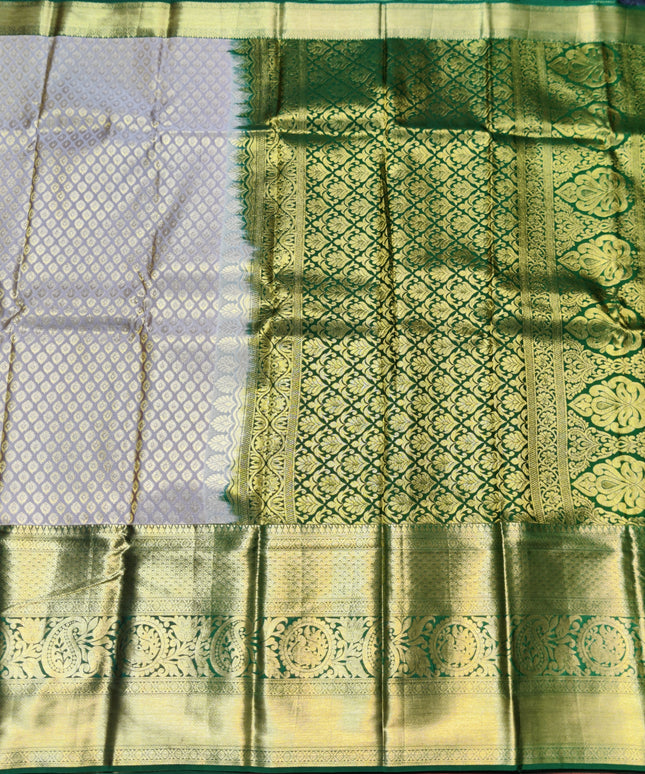 Kanchi pattu half fine Bridal Saree - HF10