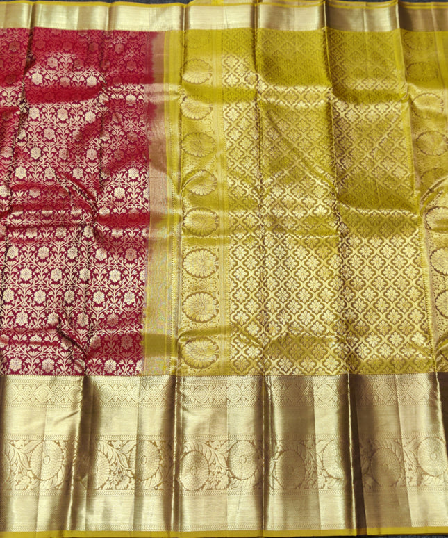 Kanchi pure Bridal wear saree @30% Off - KMP03